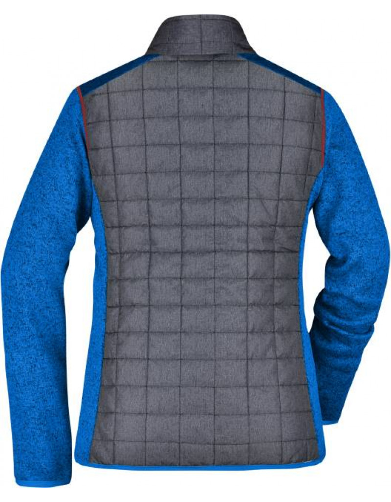 Jachetă hibridă tricotată pentru femei, fără glugă